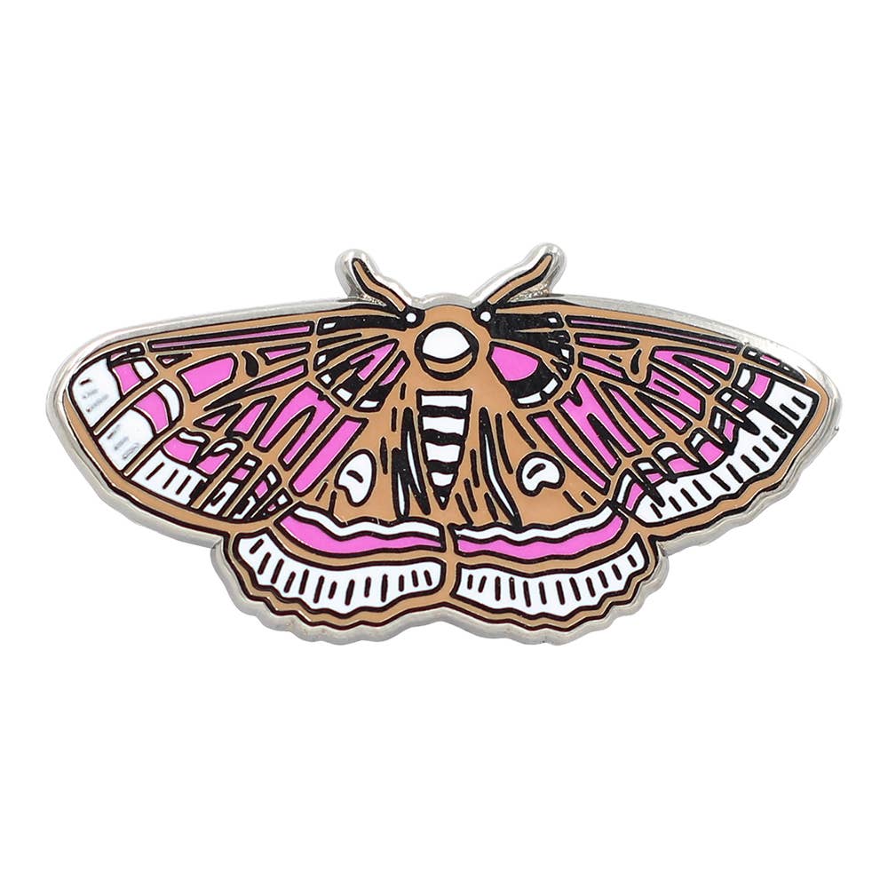 Moth Enamel Lapel Pin