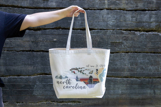 North Carolina Jumbo Tote Bag