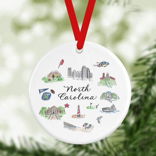 North Carolina State Ornament