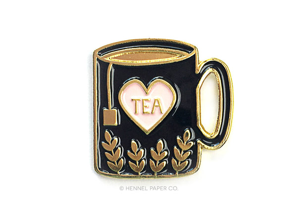 Tea Mug Enamel Lapel Pin