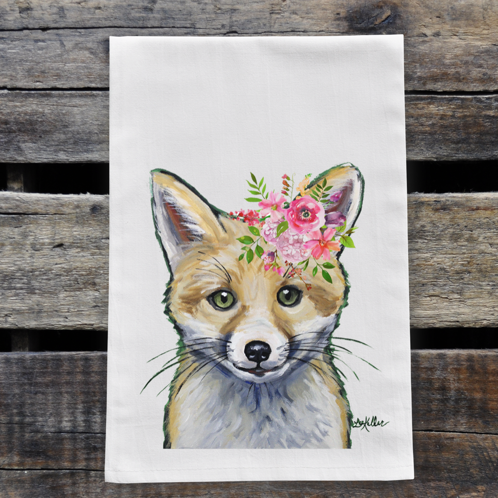 Fox Tea Towel