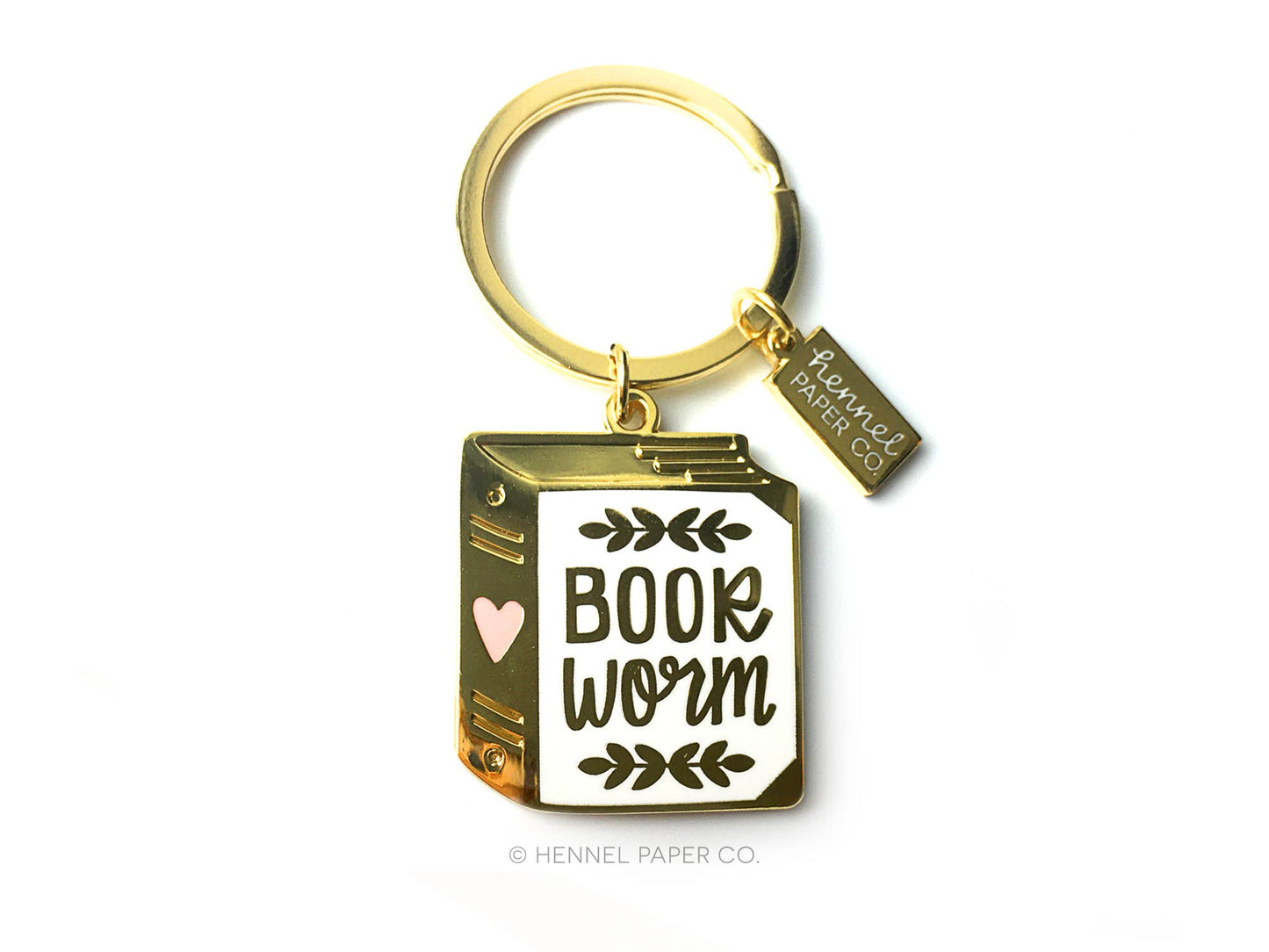 Bookworm Keychain