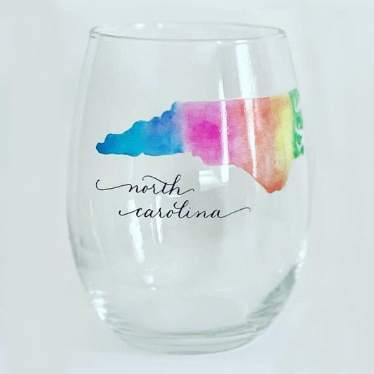 NC Stemless Wine Glasses