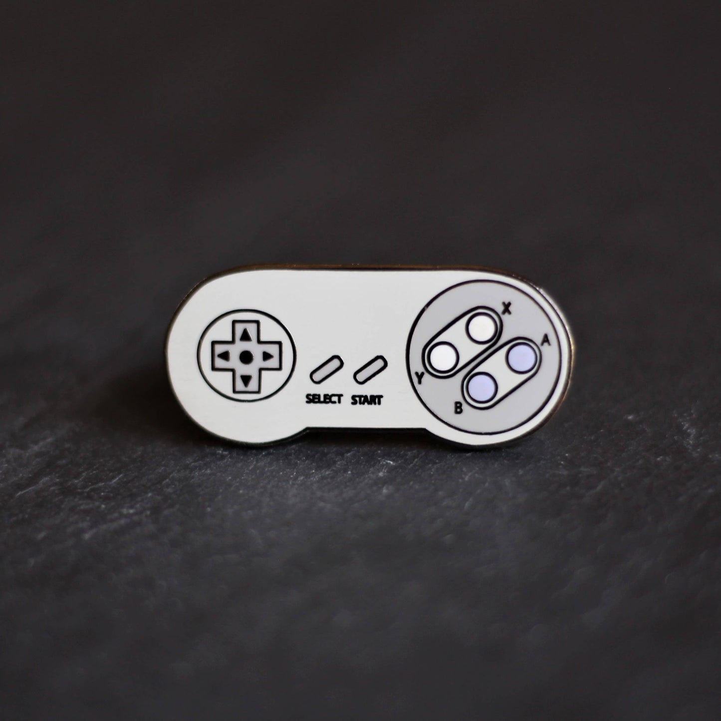 SNES Controller Enamel Pin