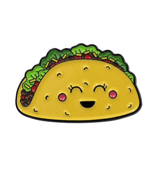 Kawaii Cute Taco Enamel Lapel Pin