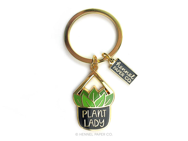 Plant Lady Keychain