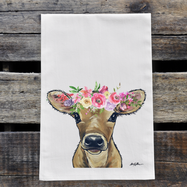 Calf Tea Towel | 'Bambi'