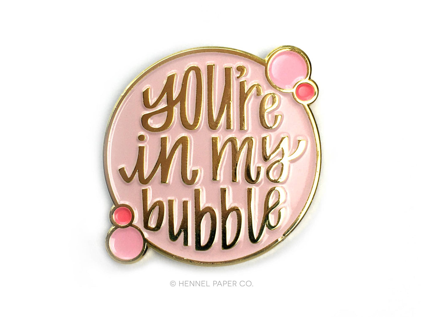 Bubble Enamel Lapel Pin