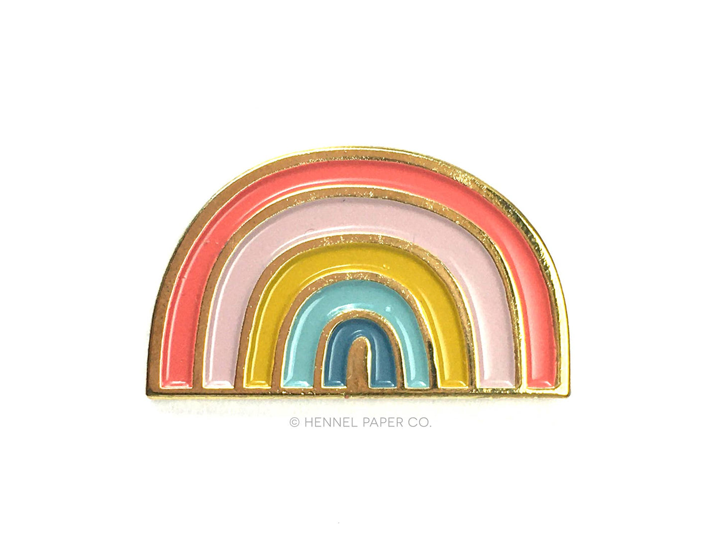 Rainbow Enamel Lapel Pin