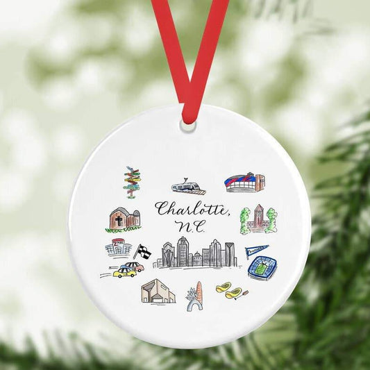 Charlotte Christmas Ornament