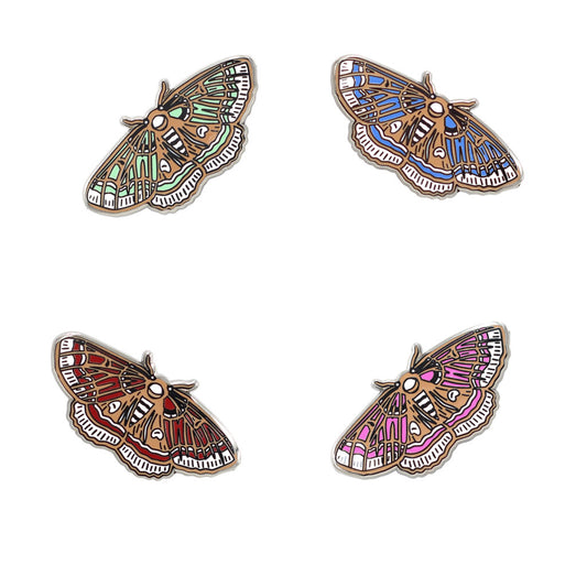 Moth Enamel Lapel Pin